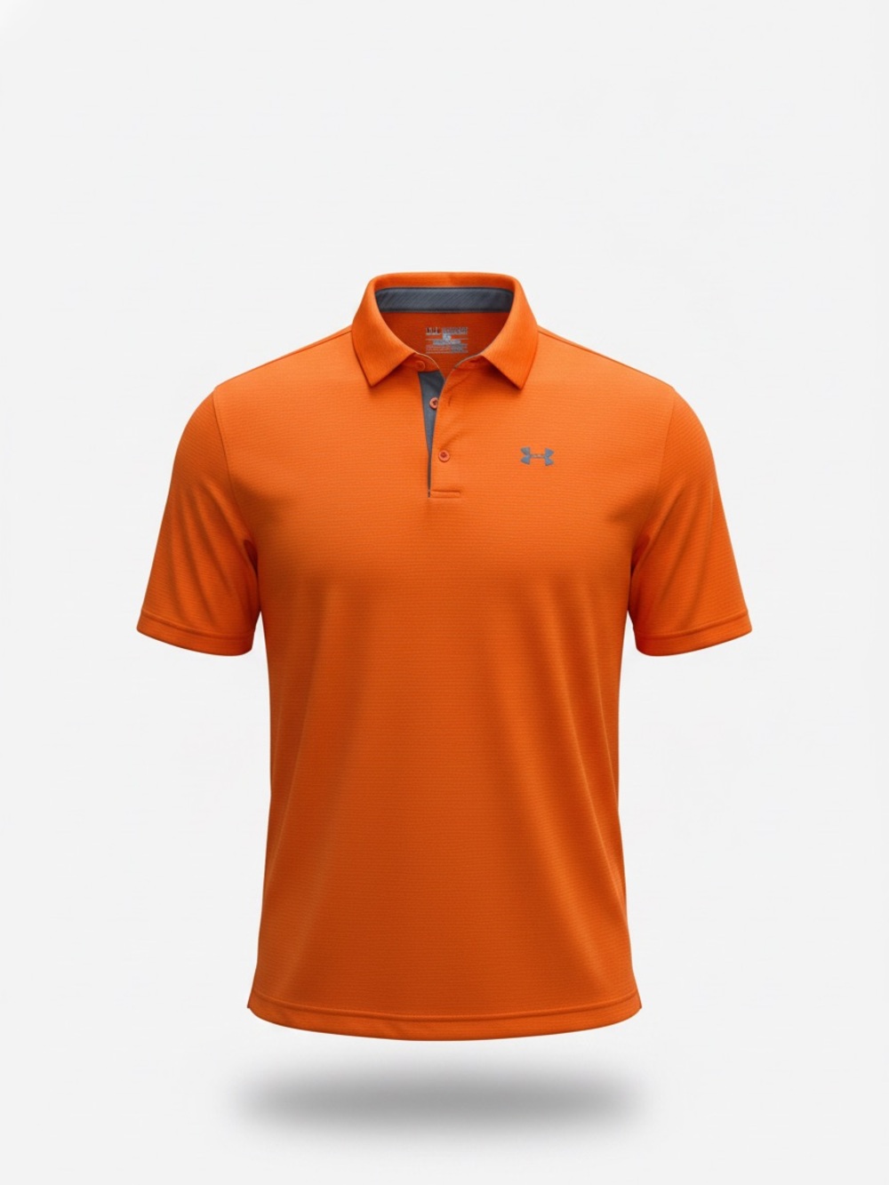 Under Armour HeatGear Polo XXL Orange Golf Performance Shirt Mens Loose Fit